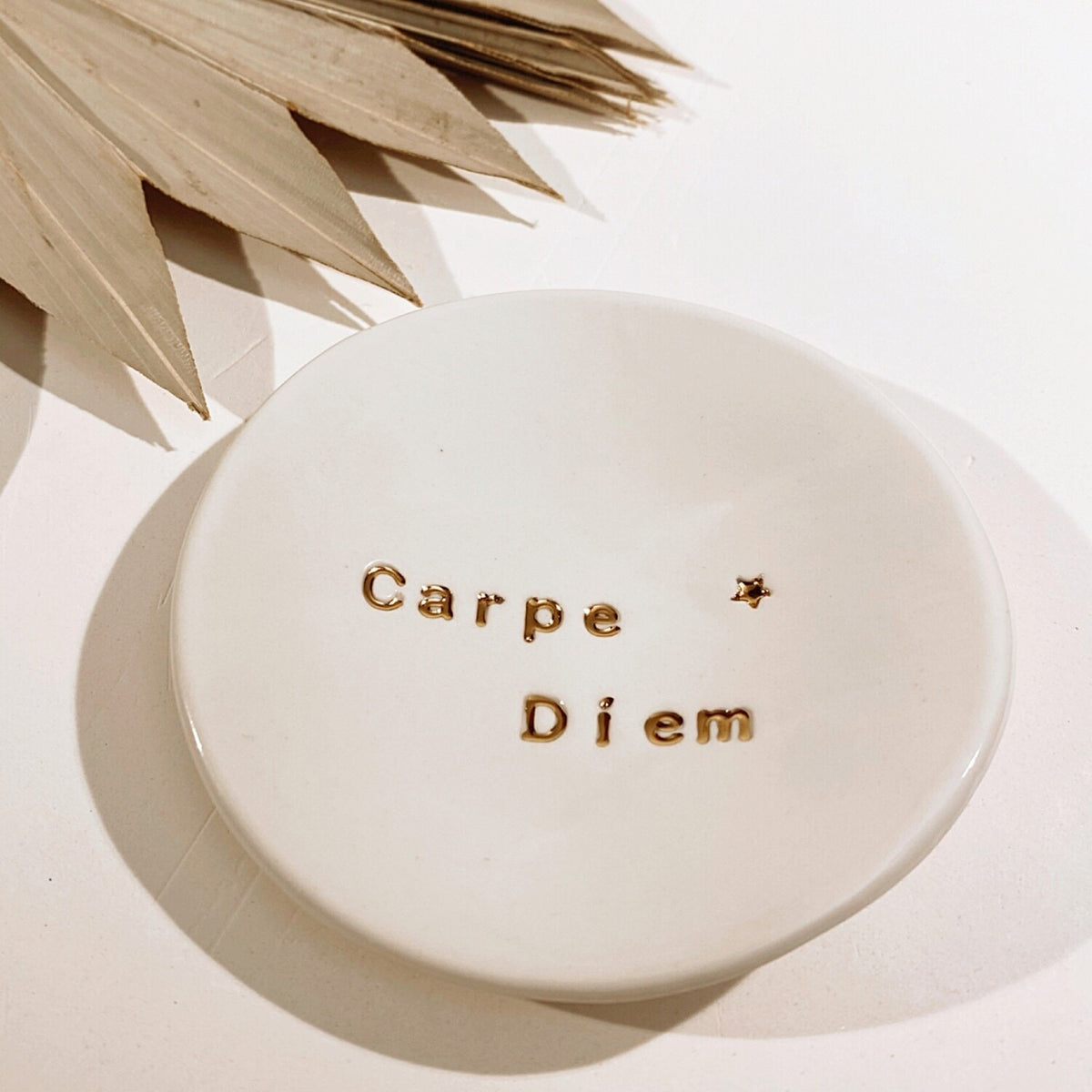 Coupelle Porcelaine et Or - Carpe Diem