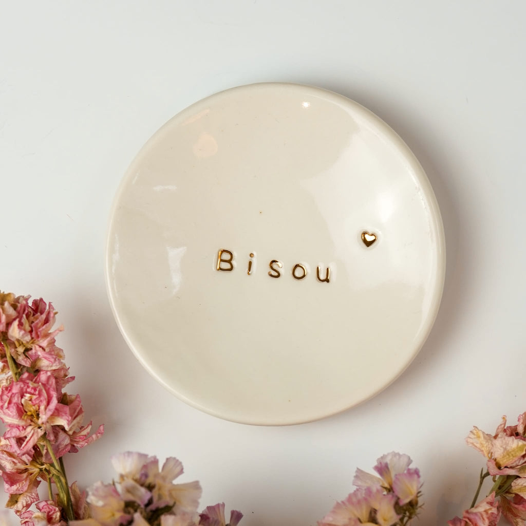 Coupelle Porcelaine et Or - Bisou