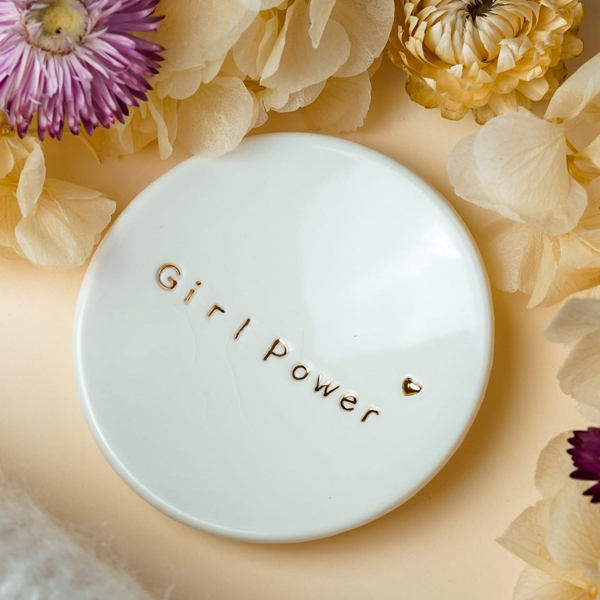 Coupelle Porcelaine et Or - Girl Power