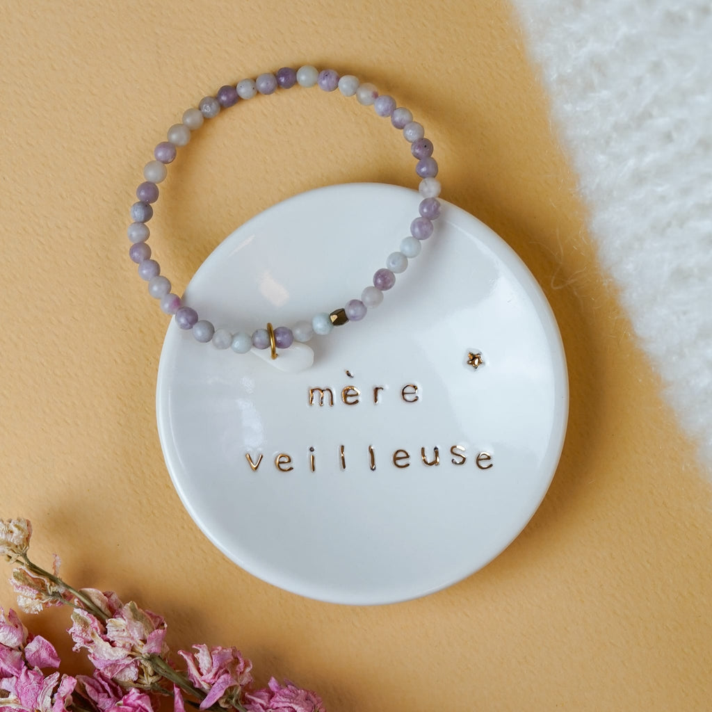 Coupelle Porcelaine et Or - Mère Veilleuse