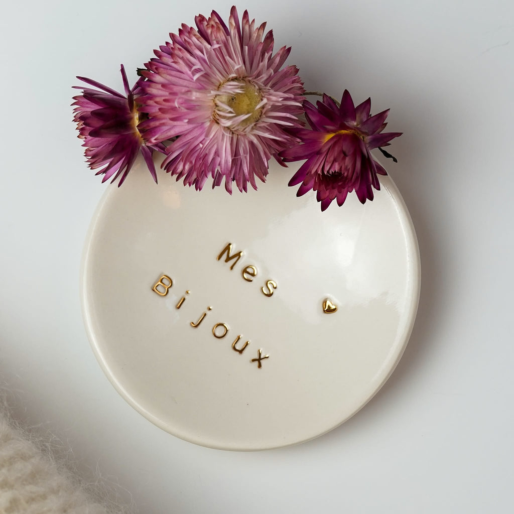 Coupelle Porcelaine et Or - Mes Bijoux