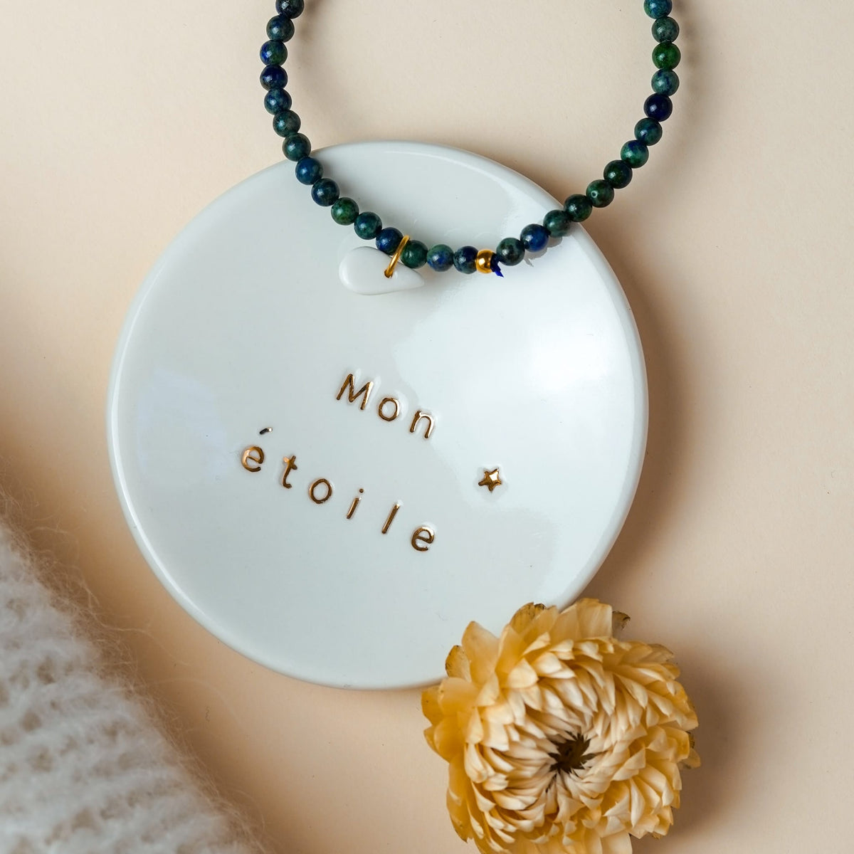 Coupelle Porcelaine et Or - Mon étoile