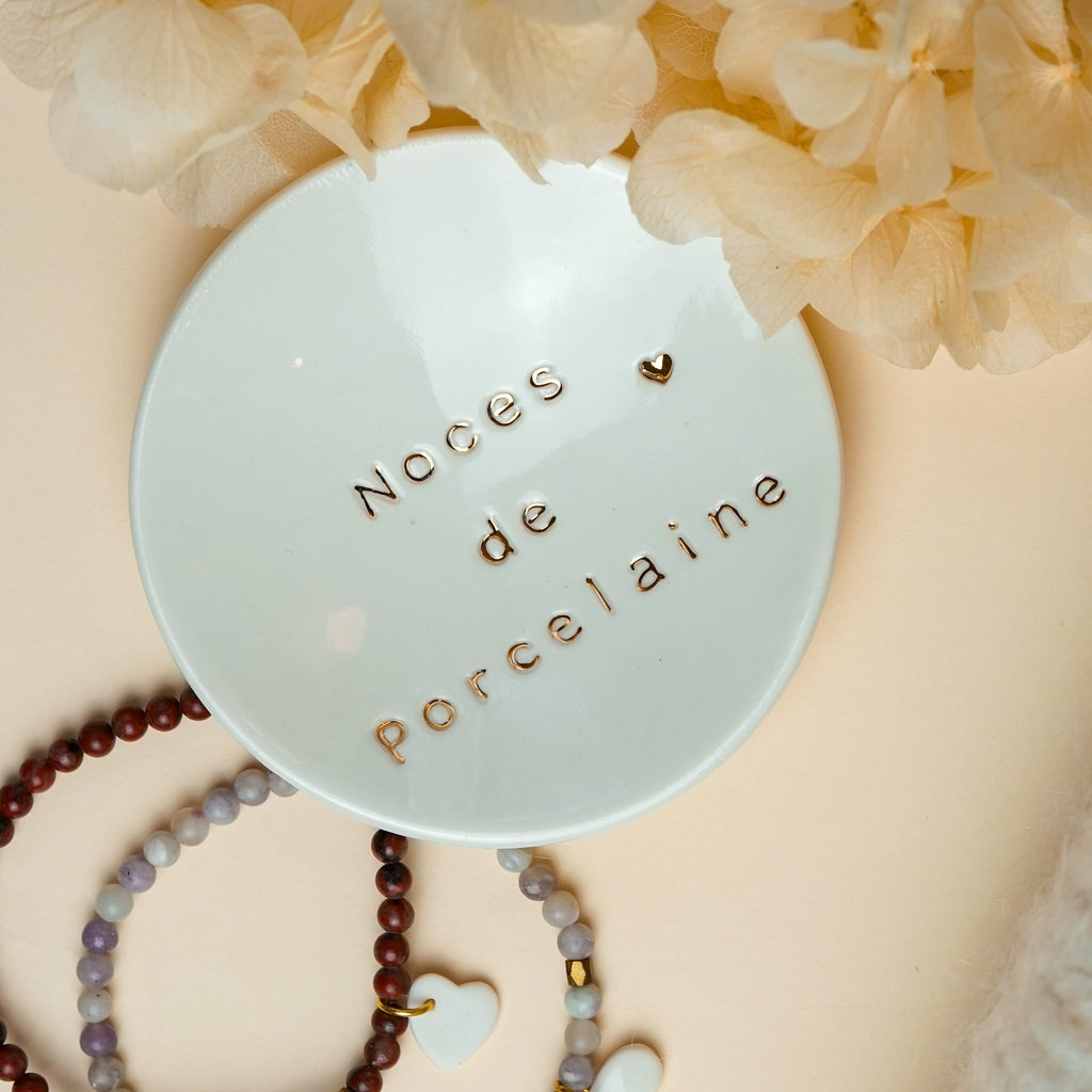 Coupelle Porcelaine - Noces de Porcelaine