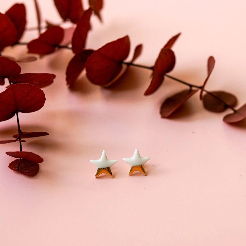 Puces Stella – Porcelaine et or