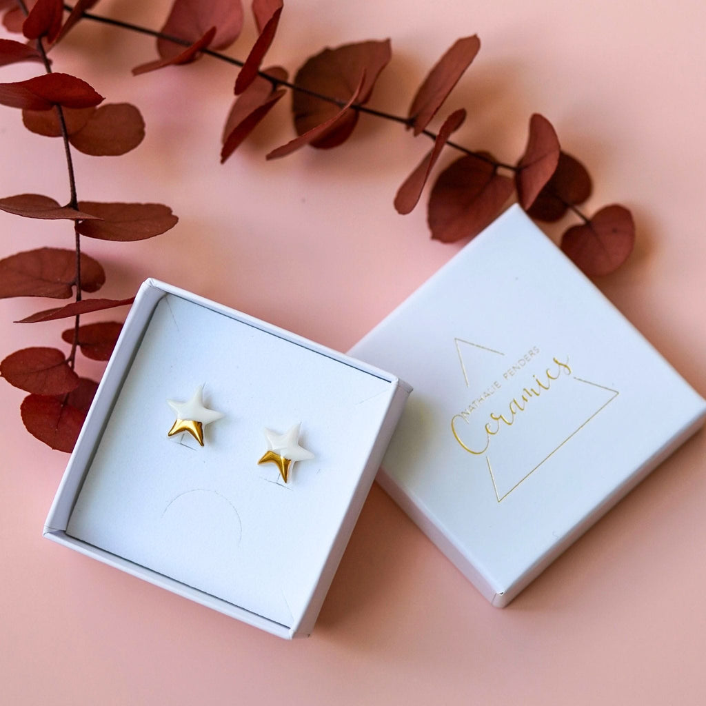 Puces Stella – Porcelaine et or