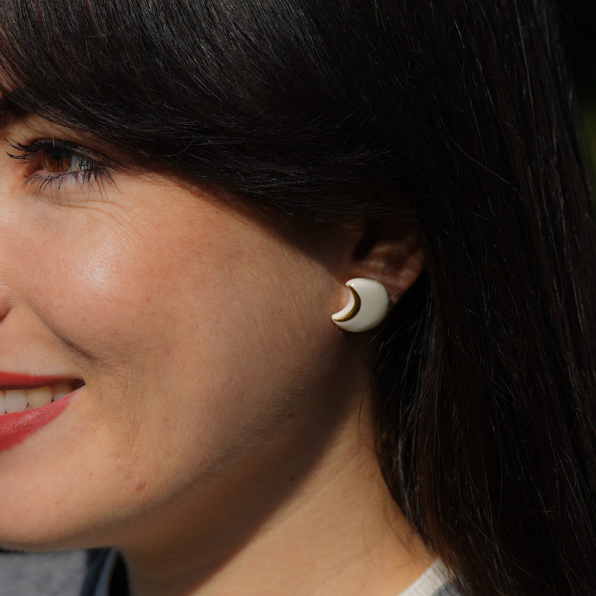 Puces Lune Blanche – Porcelaine et or