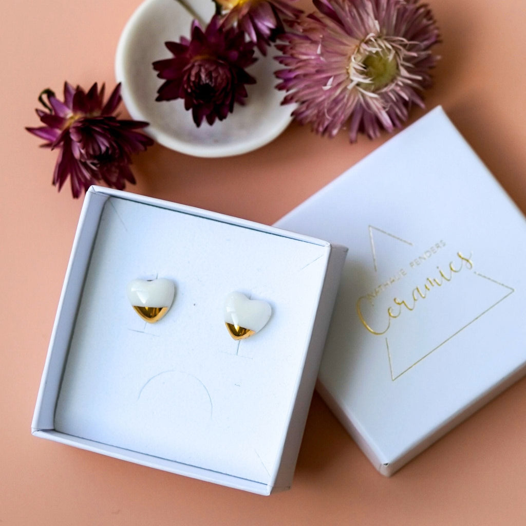 Puces Petit Cœur d’Or – Porcelaine et o