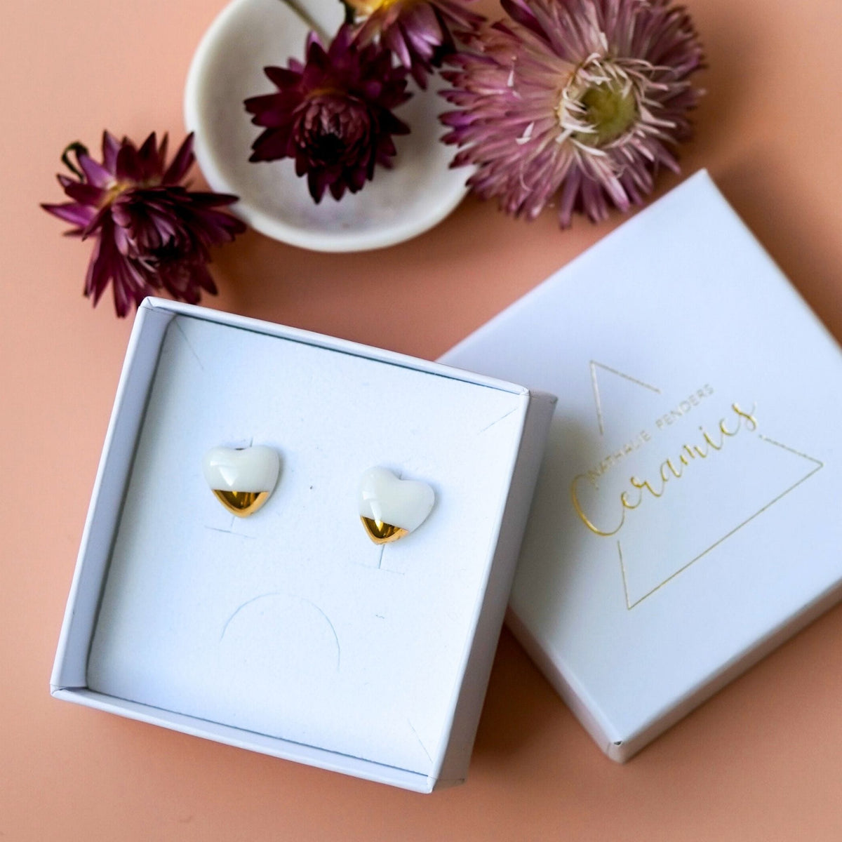 Puces Petit Cœur d’Or – Porcelaine et o