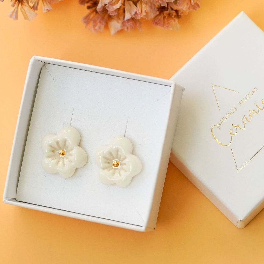 Puces Seventie – Porcelaine et or