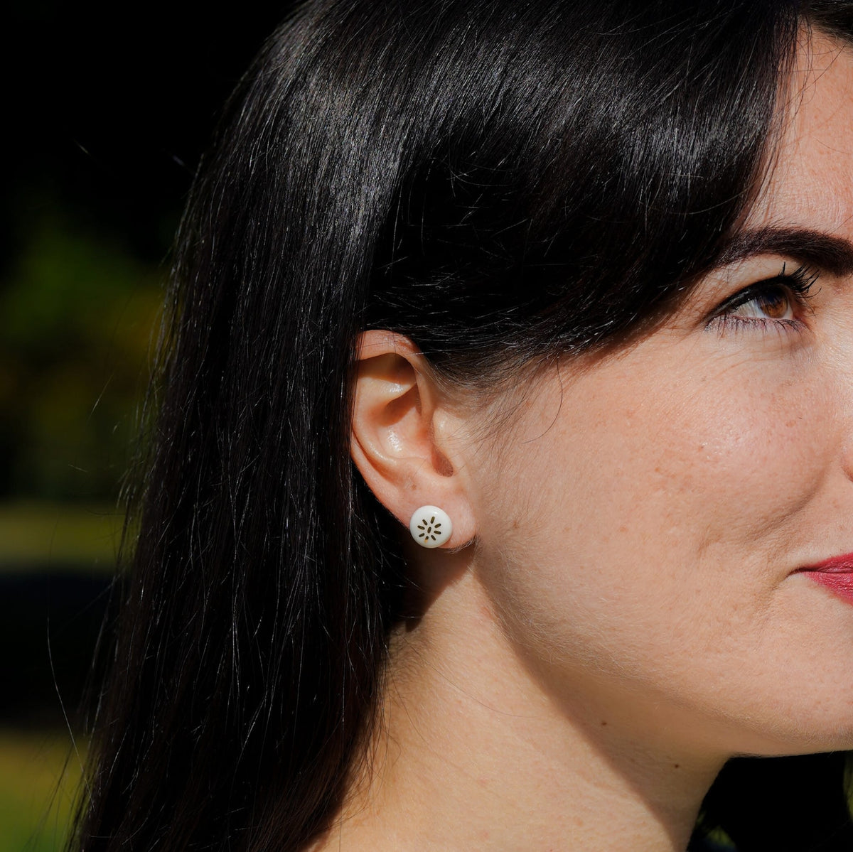 Puces Soleil – Porcelaine et or