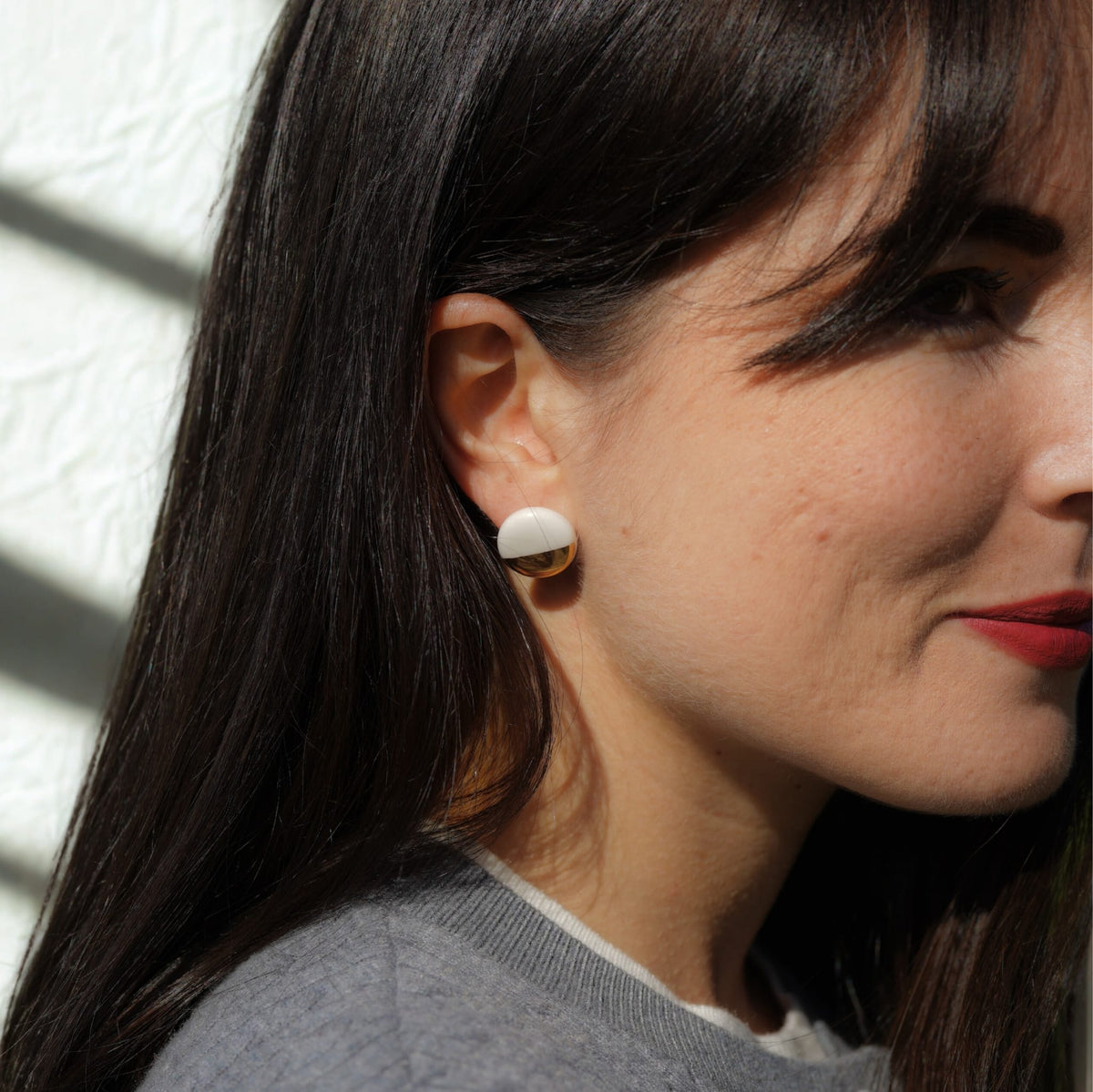 Puces Grand Soleil Doré – Porcelaine et or